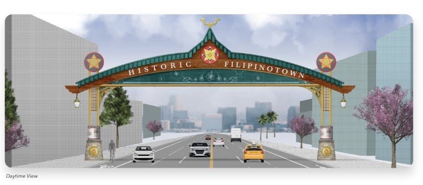 Filipinotown Gate - day view